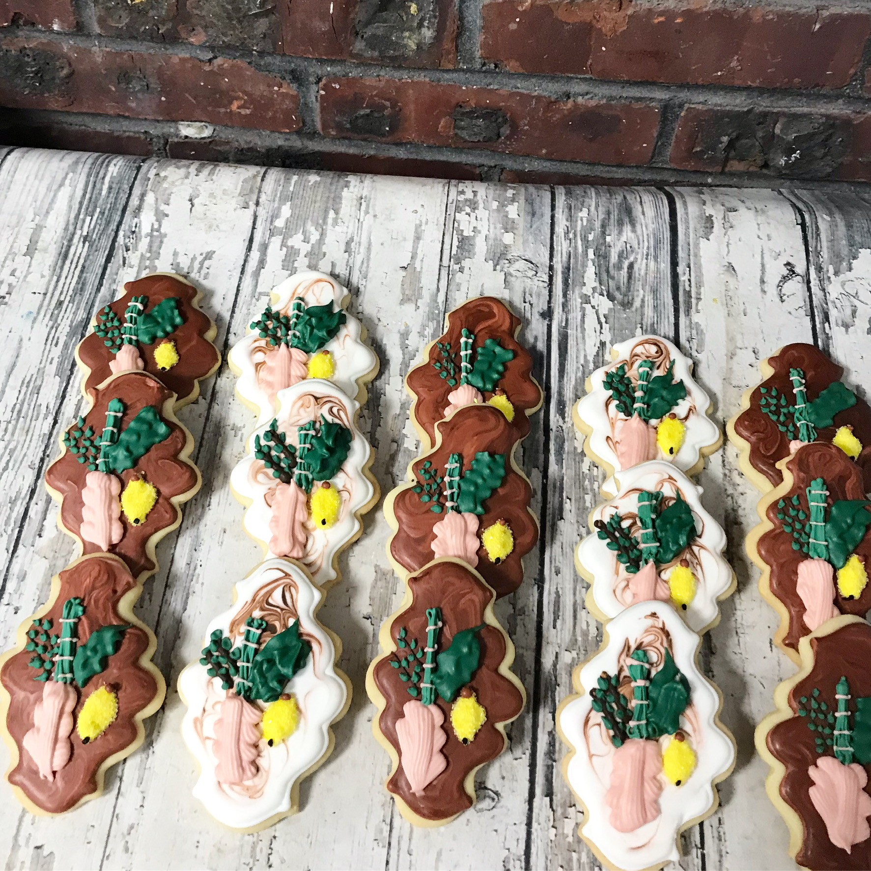 Succos Succot Lulov and Esrog Cookies
