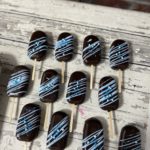 Baby Boy Cookie Dough Chocolate filled Pops - 1 Dozen