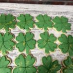 Large 4 leaf Clover cookie