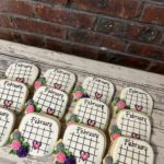 Save the Date Calendar Wedding Engagement Cookies