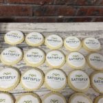 Round printed logo or picture Purim Cookies- we can print any picture on a square cookie