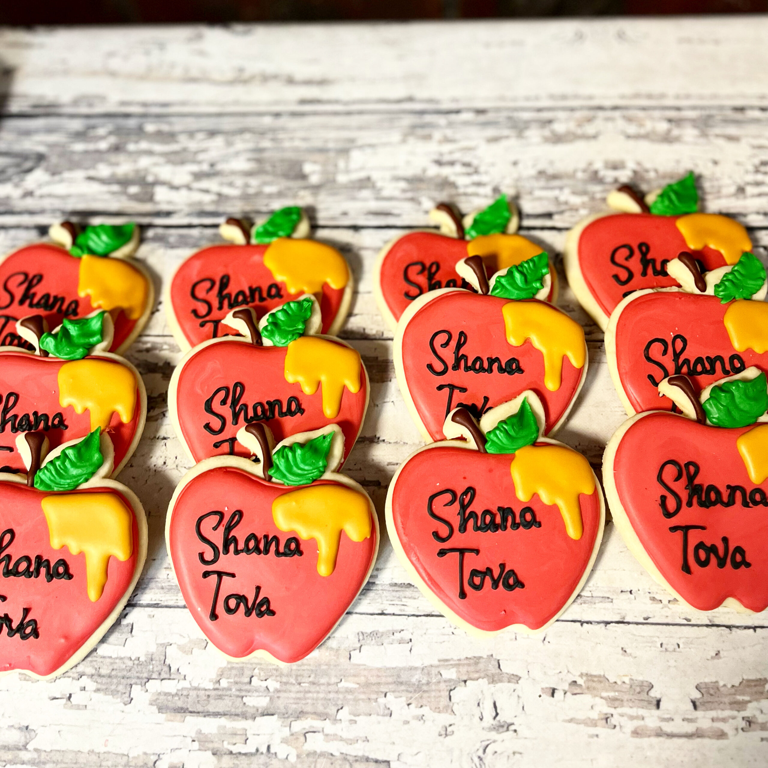 Shana Tova Apple cookies