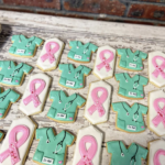 Breast Cancer Cookies  - cookie party favor - kosher - Gift