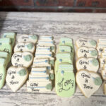 Rustic Bridal Shower Engagement Cookies