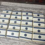 Israel - Israeli flag cookies