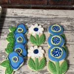 Blue Floral Shavuos Shavuot Cookie Assortment