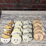 Chinese themed cookies fortune cookies Chinese food dumplings-  1 Dozen
