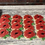 Poppy Flower Cookies - 1 Dozen