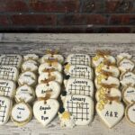 Engagement Save the Date wedding Cookie Set - Cookie Favors - Personalized